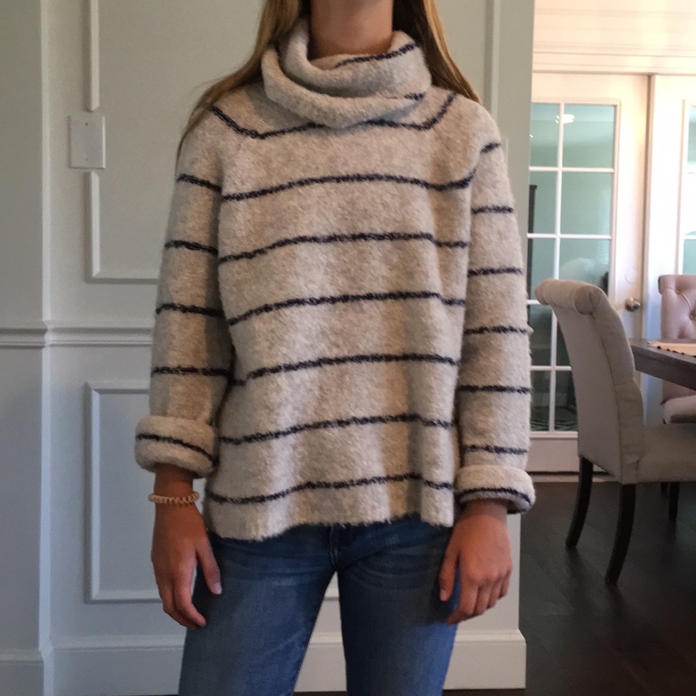 Madewell cowlneck sweater sz medium